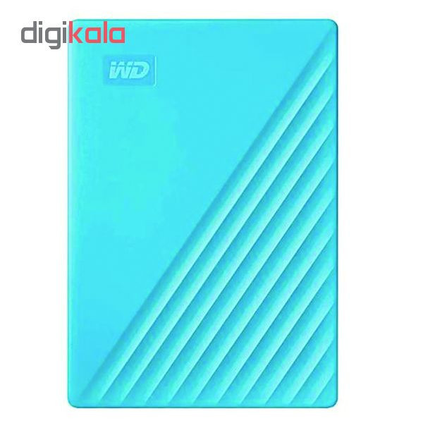 هارد اکسترنال وسترن دیجیتال مدل My Passport ظرفیت یک ترابایت دارای رابط USB Type-A 3.2