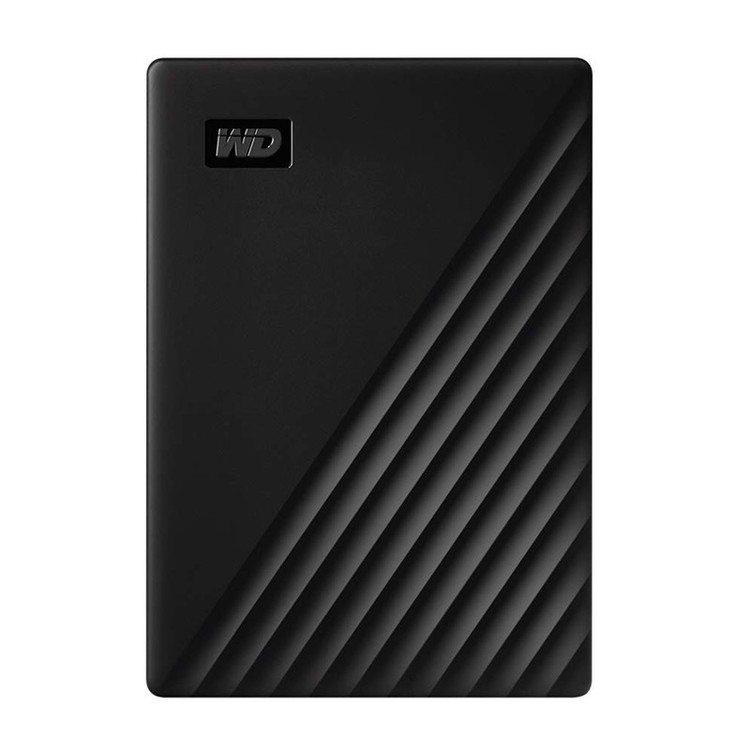 هارد اکسترنال وسترن دیجیتال مدل My Passport ظرفیت دو ترابایت دارای رابط USB Type-A 3.2