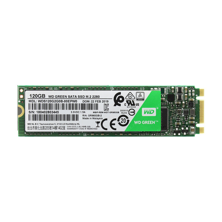 اس اس دی اینترنال وسترن دیجیتال مدل GREEN WDS120G2G0B ظرفیت 120 گیگابایت-استوک