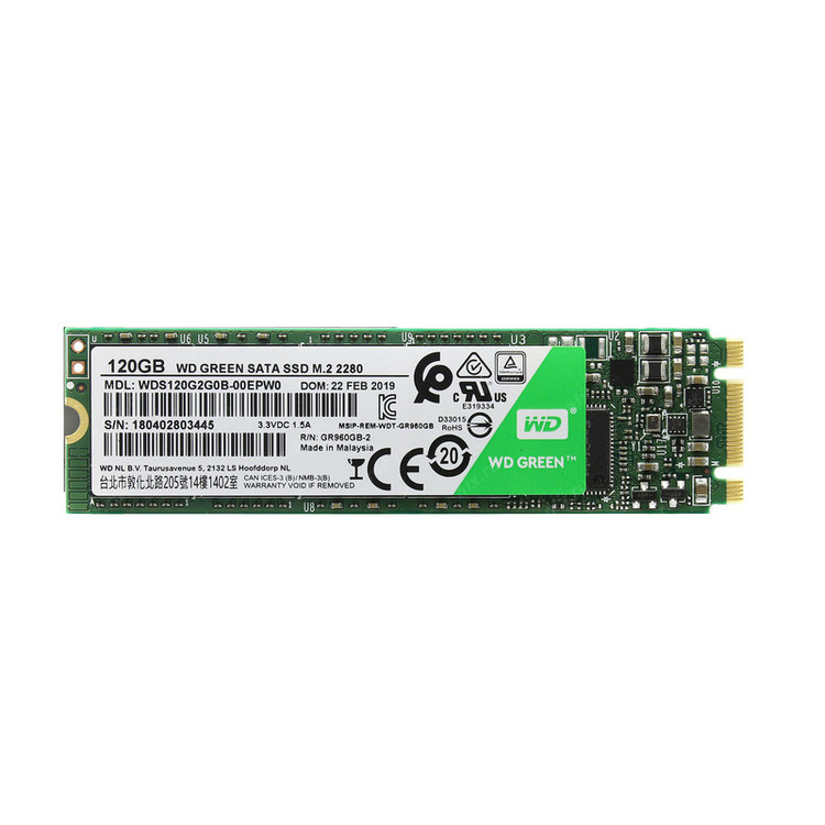 اس اس دی اینترنال وسترن دیجیتال مدل GREEN WDS120G2G0B ظرفیت 120 گیگابایت-استوک