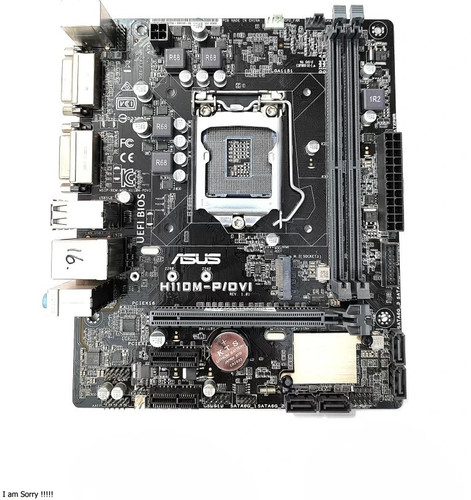 مادربرد ایسوس مدل H110M-P/dvi-استوک