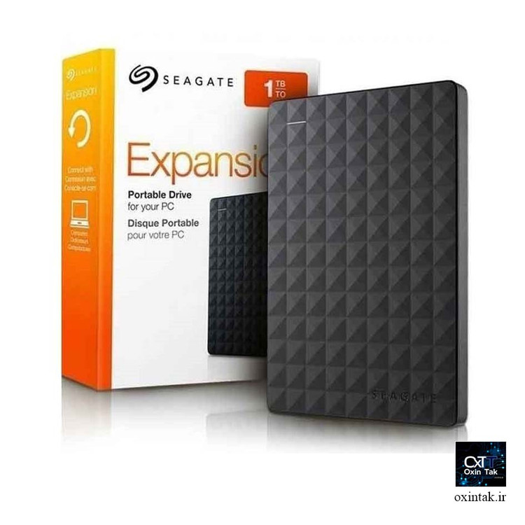 حافظه اچ دی دی اکسترنال سیگیت مدل Expansion STEA1000400 ظرفیت 1 ترابایت