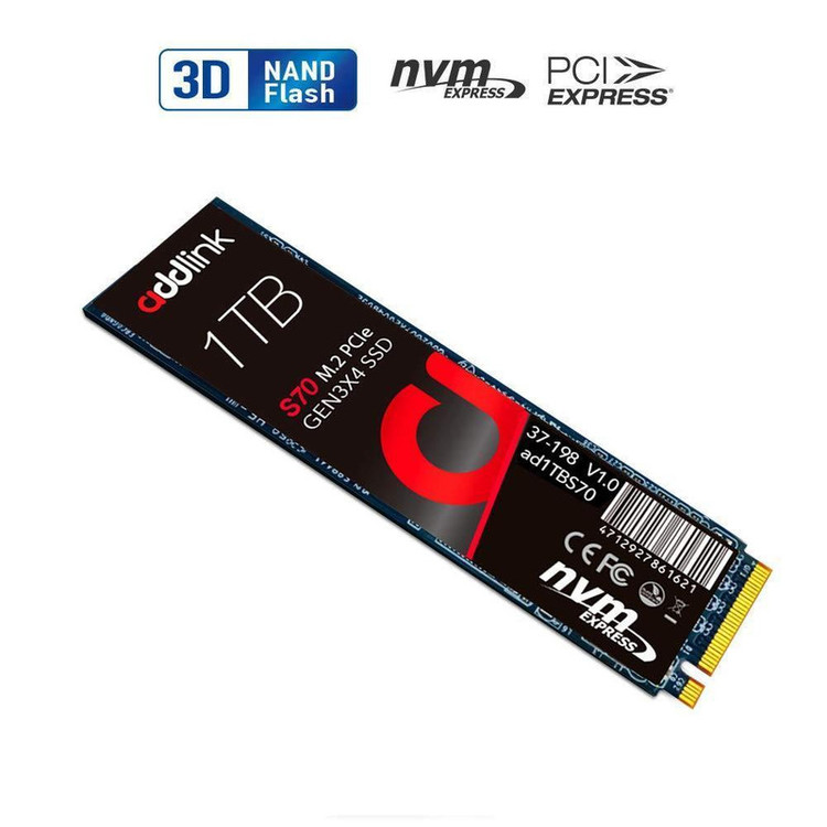 حافظه اس اس دی اینترنال ادلینک مدل S70 Lite M.2 2280 NVMe ظرفیت 1 ترابایت