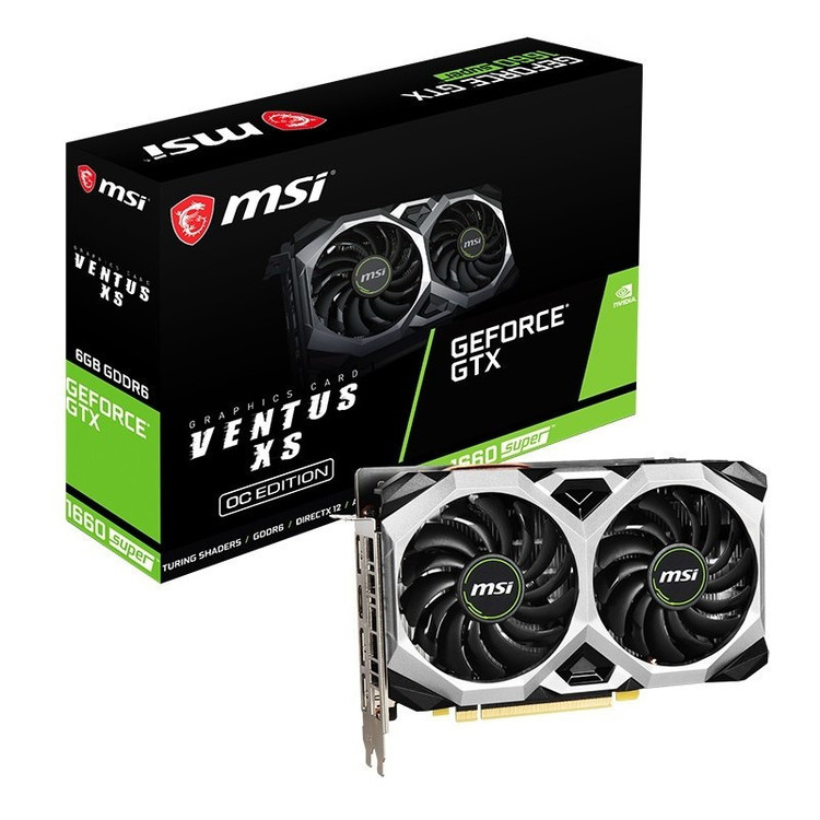 کارت گرافیک ام اس آی مدل GeForce GTX 1660 SUPER VENTUS XS OC کار کرده