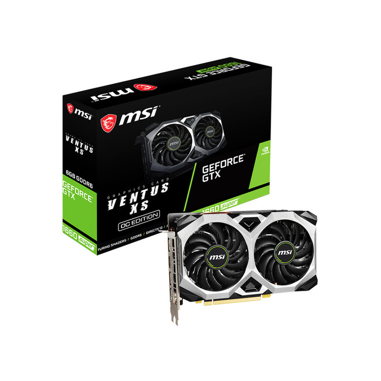 کارت گرافیک ام اس آی مدل GeForce GTX 1660 SUPER VENTUS XS OC کار کرده