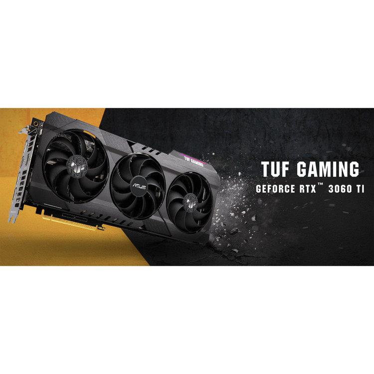 کارت گرافیک ایسوس مدل GeForce TUF-RTX 3060 Ti-O8G-V2-Gaming