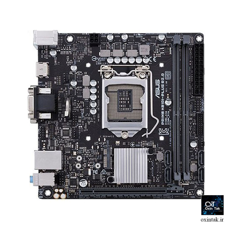 مادربرد ایسوس مدل PRIME H310I-PLUS با سوکت LGA 1151 و حافظه DDR4 کارکرده